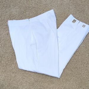 Jones New York White Ankle Pants 6
